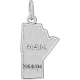 Sterling Silver Winnipeg Manitoba Charm by Rembrandt Charms