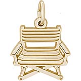 14K Gold Director's Chair Charm by Rembrandt Charms