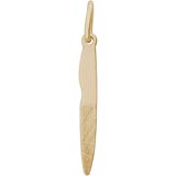 Gold Plated Nail File Charm by Rembrandt Charms