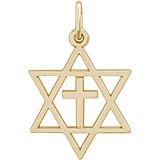 10K Gold Interfaith Symbol Charm by Rembrandt Charms