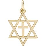 14K Gold Interfaith Symbol Charm by Rembrandt Charms