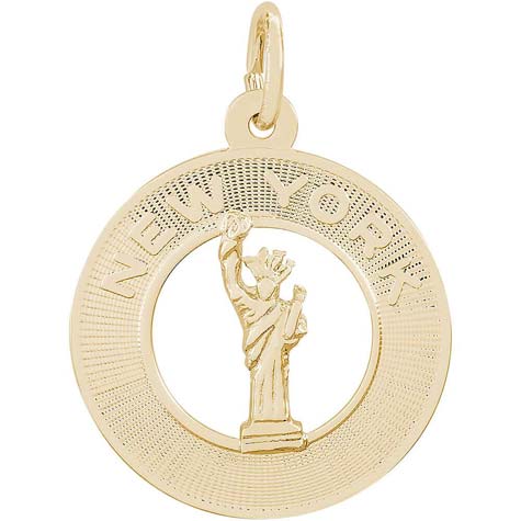 14K Gold New York Charm by Rembrandt Charms 14K Gold New York Charm by Rembrandt Charms