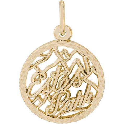 14K Gold Estes Park Faceted Charm by Rembrandt Charms 14K Gold Estes Park Faceted Charm by Rembrandt Charms