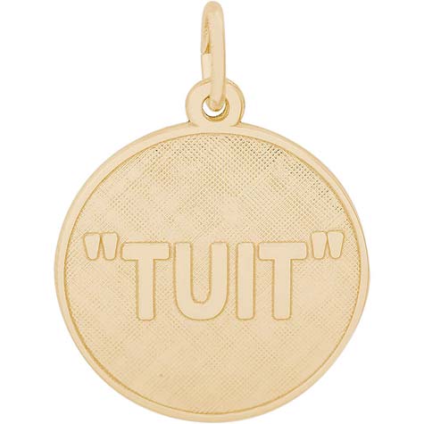 14K Gold I'll Get Round TUIT Charm by Rembrandt Charms 14K Gold I'll Get Round TUIT Charm by Rembrandt Charms