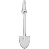 14K White Gold Spade Charm by Rembrandt Charms