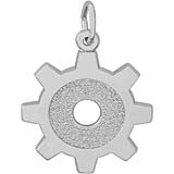 14K White Gold Engineer Tool Charm by Rembrandt Charms