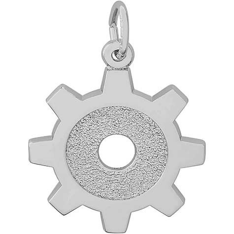 14K White Gold Engineer Tool Charm by Rembrandt Charms 14K White Gold Engineer Tool Charm by Rembrandt Charms