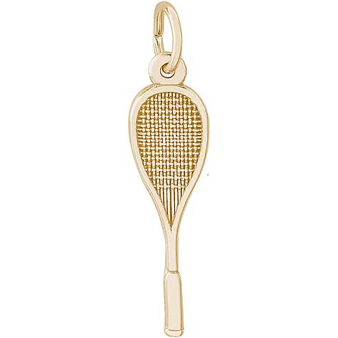 14K Gold Racquet Charm by Rembrandt Charms