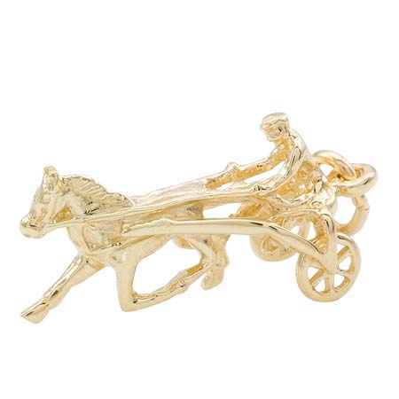 10K Gold Horse Trotter Charm by Rembrandt Charms 10K Gold Horse Trotter Charm by Rembrandt Charms