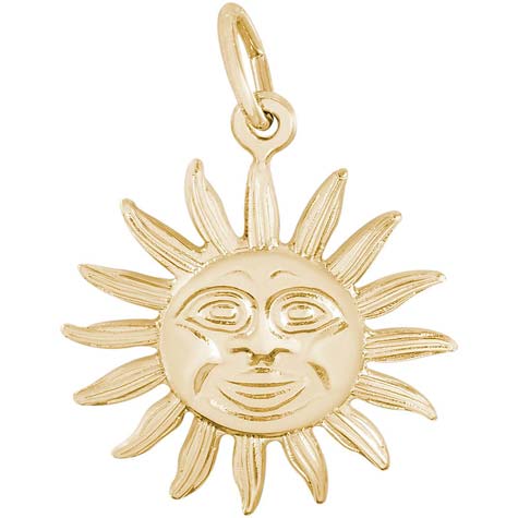 14K Gold Belize Sunshine Charm by Rembrandt Charms 14K Gold Belize Sunshine Charm by Rembrandt Charms