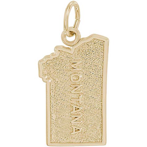 14K Gold Montana Charm by Rembrandt Charms 14K Gold Montana Charm by Rembrandt Charms