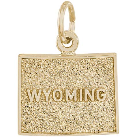 14K Gold Wyoming Charm by Rembrandt Charms