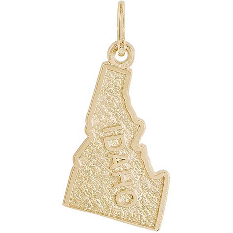 Gold Plated Idaho Charm by Rembrandt Charms Gold Plated Idaho Charm by Rembrandt Charms