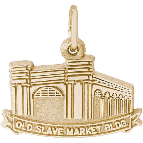 14K Gold Old Slave Market Building Charm by Rembrandt Charms 14K Gold Old Slave Market Building Charm by Rembrandt Charms