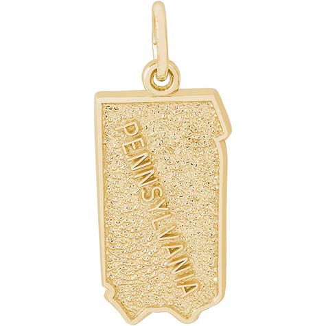 14K Gold Pennsylvania Charm by Rembrandt Charms 14K Gold Pennsylvania Charm by Rembrandt Charms