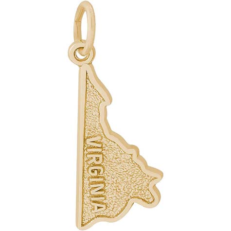 14K Gold Virginia Charm by Rembrandt Charms 14K Gold Virginia Charm by Rembrandt Charms