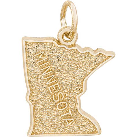 14K Gold Minnesota Charm by Rembrandt Charms