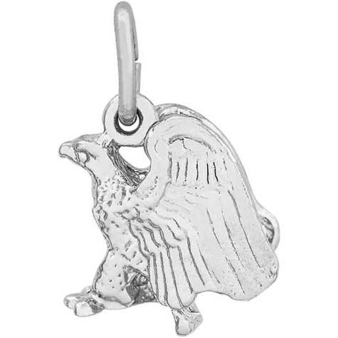 Sterling Silver Eagle Accent Charm by Rembrandt Charms