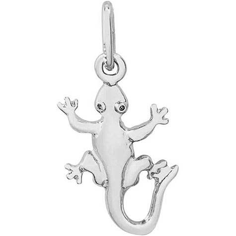 Sterling Silver Gecko Charm by Rembrandt Charms Sterling Silver Gecko Charm by Rembrandt Charms