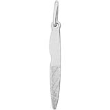 Sterling Silver Nail File Charm by Rembrandt Charms