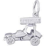 14K White Gold Knoxville Sprint Car Charm by Rembrandt Charms
