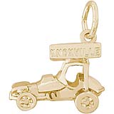 14K Gold Knoxville Sprint Car Charm by Rembrandt Charms