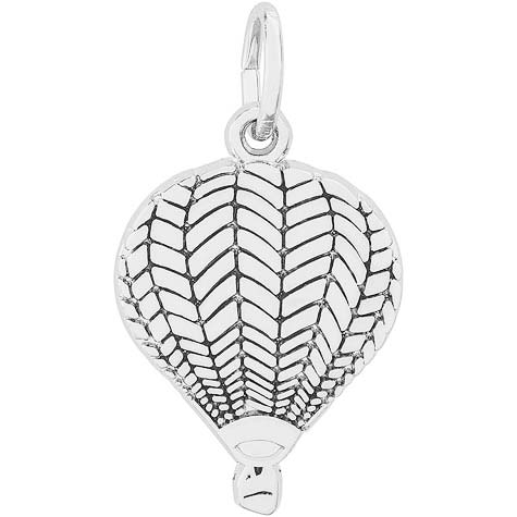 Sterling Silver Flat Hot Air Balloon Charm by Rembrandt Charms