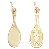 10K Gold Mirror Charm by Rembrandt Charms