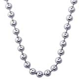 Sterling Silver Ball Necklace 2.2 mm 18"