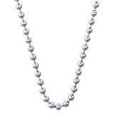 Sterling Silver Ball Necklace 1.5 mm 18"