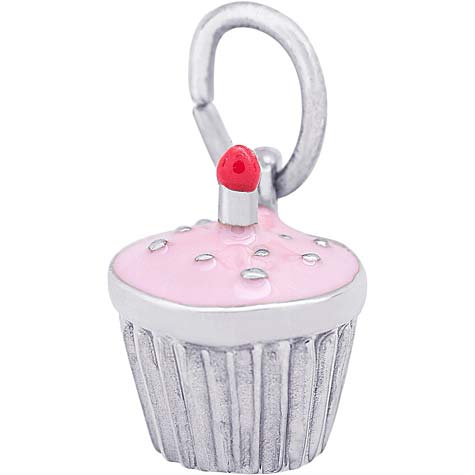 Silver Pink Cupcake Silver Pink Cupcake