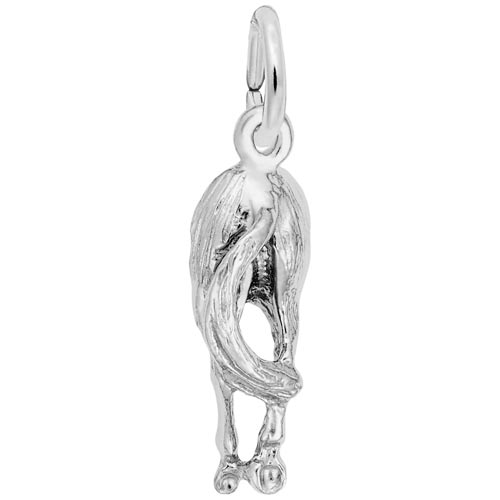 Sterling Silver Horses Behind Charm by Rembrandt Charms Sterling Silver Horses Behind Charm by Rembrandt Charms