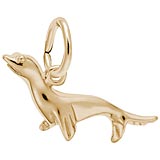 Rembrandt Seal Charm, 14K Yellow Gold