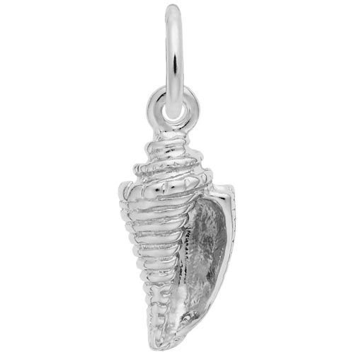 Sterling Silver Cone Shell Charm by Rembrandt Charms Sterling Silver Cone Shell Charm by Rembrandt Charms