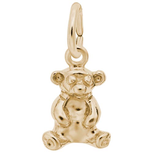 10K Gold Sitting Bear Accent Charm by Rembrandt Charms 10K Gold Sitting Bear Accent Charm by Rembrandt Charms