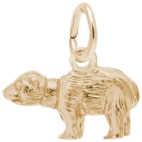 14K Gold Baby Polar Bear Charm by Rembrandt Charms 14K Gold Baby Polar Bear Charm by Rembrandt Charms