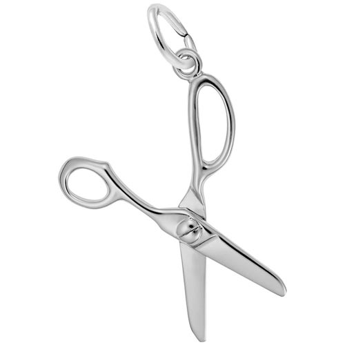 Sterling Silver Scissors Charm by Rembrandt Charms Sterling Silver Scissors Charm by Rembrandt Charms