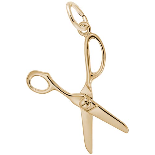 10K Gold Scissors Charm by Rembrandt Charms 10K Gold Scissors Charm by Rembrandt Charms