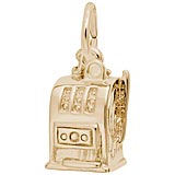 10K Gold Slot Machine Charm by Rembrandt Charms