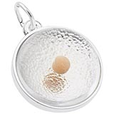 14k White Gold Mustard Seed Charm by Rembrandt Charms