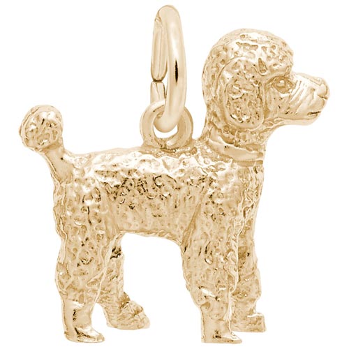 14K Gold Poodles Dog Charm by Rembrandt Charms 14K Gold Poodles Dog Charm by Rembrandt Charms