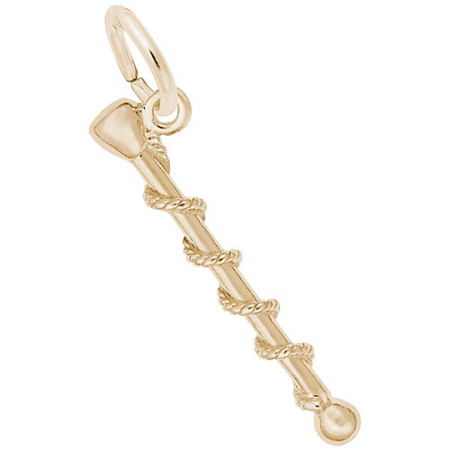 Gold Plate Baton Charm by Rembrandt Charms Gold Plate Baton Charm by Rembrandt Charms