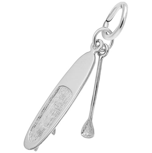 Sterling Silver Paddle Board Charm by Rembrandt Charms Sterling Silver Paddle Board Charm by Rembrandt Charms