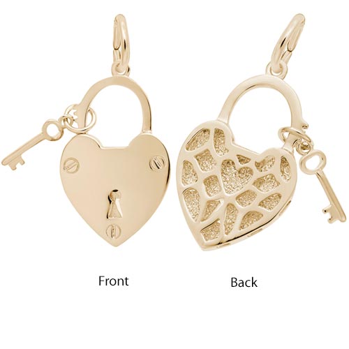 10K Gold Locked with Love by Rembrandt Charms 10K Gold Locked with Love by Rembrandt Charms