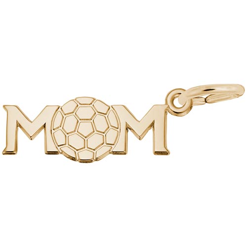 14K Gold Soccer Mom Charm by Rembrandt Charms 14K Gold Soccer Mom Charm by Rembrandt Charms