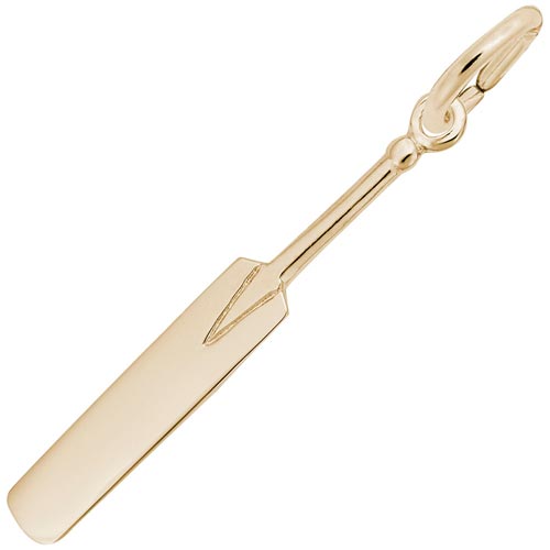 14k Gold Cricket Bat Charm by Rembrandt Charms