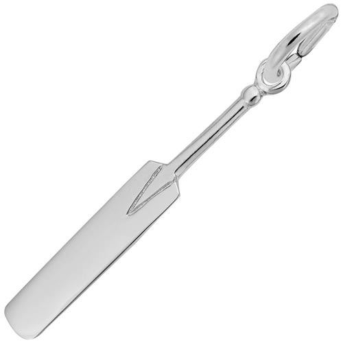 Sterling Silver Cricket Bat Charm by Rembrandt Charms Sterling Silver Cricket Bat Charm by Rembrandt Charms