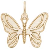 14K Gold Butterfly Charm by Rembrandt Charms