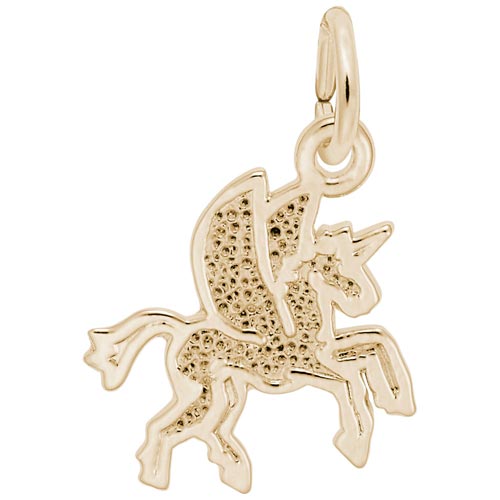 10K Gold Pegasus Charm by Rembrandt Charms 10K Gold Pegasus Charm by Rembrandt Charms