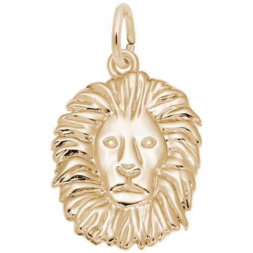 Gold Plated Lion Charm by Rembrandt Charms Gold Plated Lion Charm by Rembrandt Charms